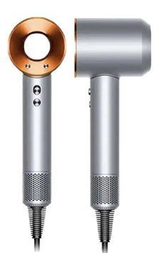 Фен Leafless Hair Dryer для волосся Supersonic Premium Nickel/Copper Сіро-Золотий Id_044 фото