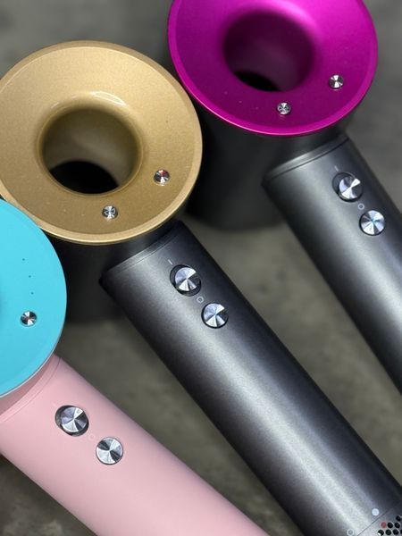 Фен з кейсом Leafless Hair Dryer для волосся Supersonic Premium Nickel/Fuchsia Сіро-рожевий Id_048 фото