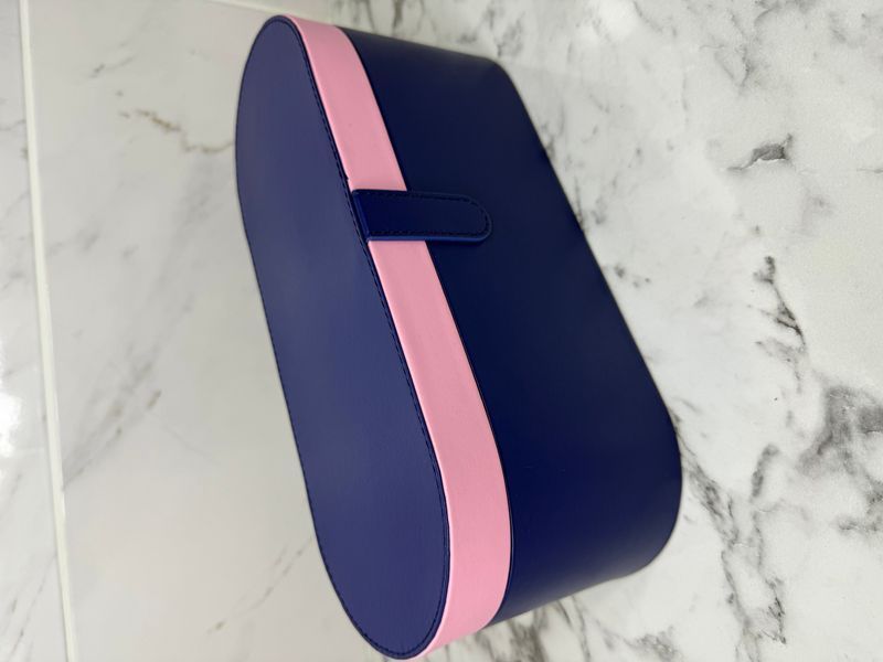 Фен з кейсом Leafless Hair Dryer для волосся Supersonic Premium Nickel/Fuchsia Сіро-рожевий Id_048 фото