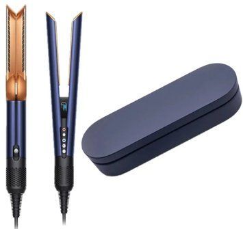Выпрямитель для волос с Кейсом HT01 Airstrait Prussian Blue/Rich Copper Цвет: Сине-золотой Id_003_01 фото