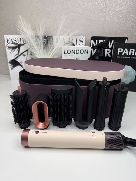 Мультистайлер Airwrap HS09 Coanda 2x з Кейсом Multi-styler & Dryer Ceramic Pink Rose Gold  Id_027 фото