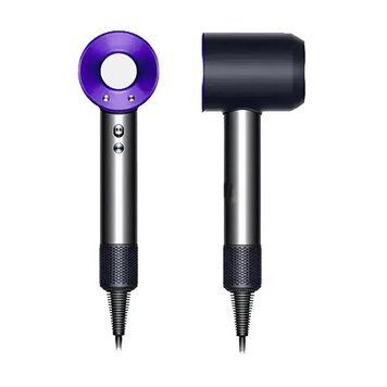 Фен Leafless Hair Dryer для волосся Supersonic Premium Nickel/Purple Сіро-Фіолетовий Id_042 фото