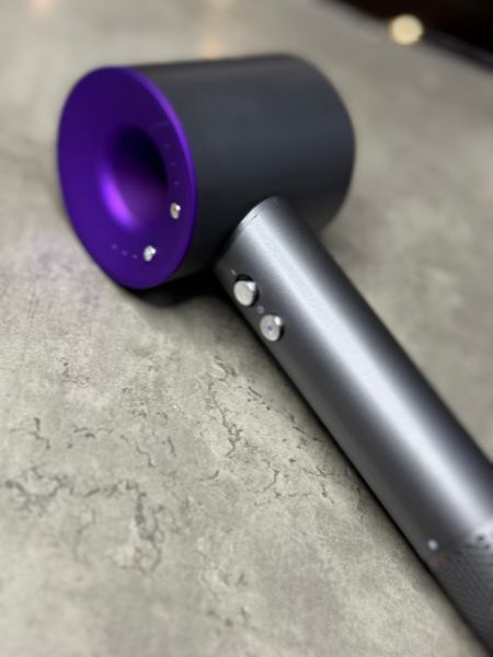 Фен Leafless Hair Dryer для волосся Supersonic Premium Nickel/Purple Сіро-Фіолетовий Id_042 фото